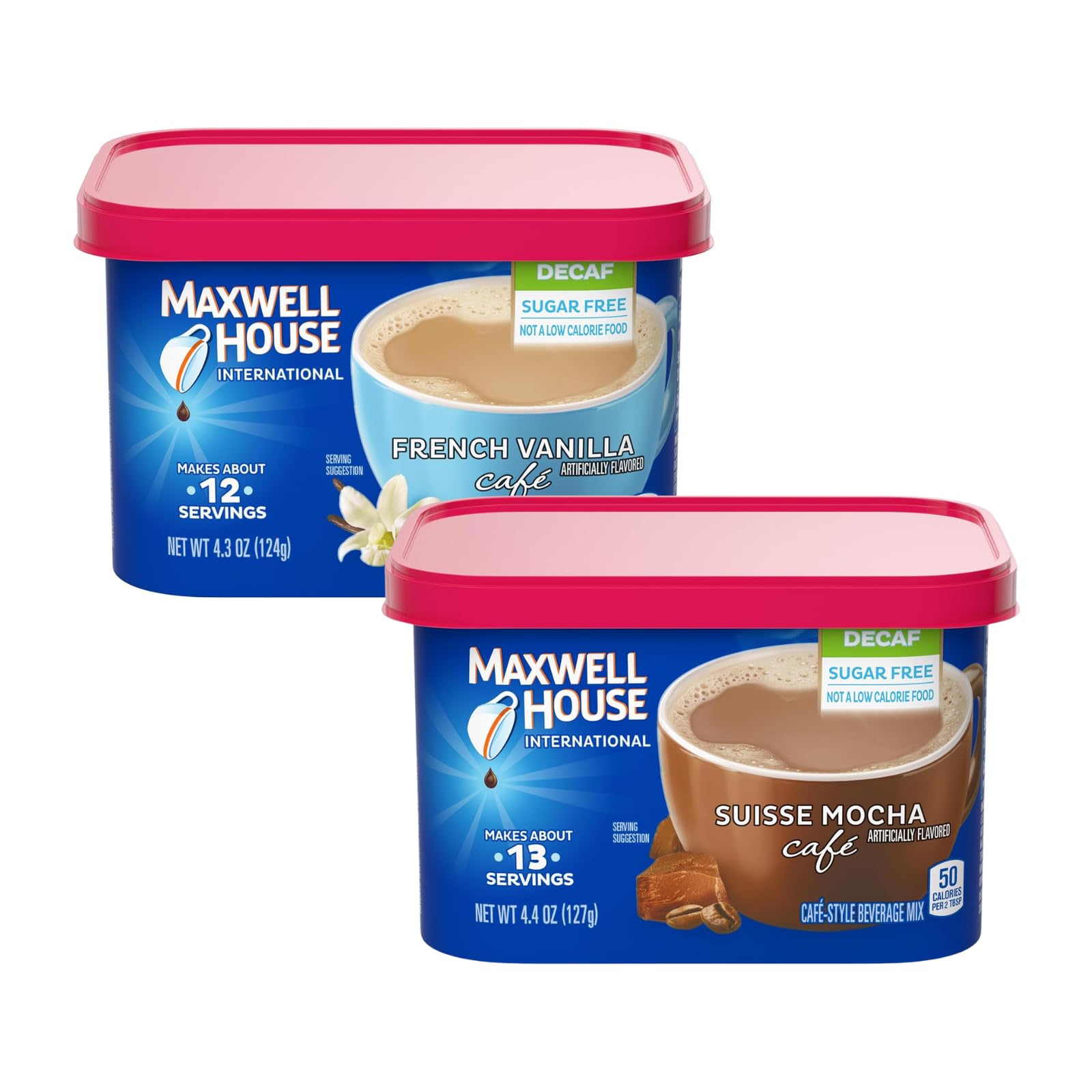 Amazon.com : Maxwell House Sugar-Free French Vanilla and Suisse